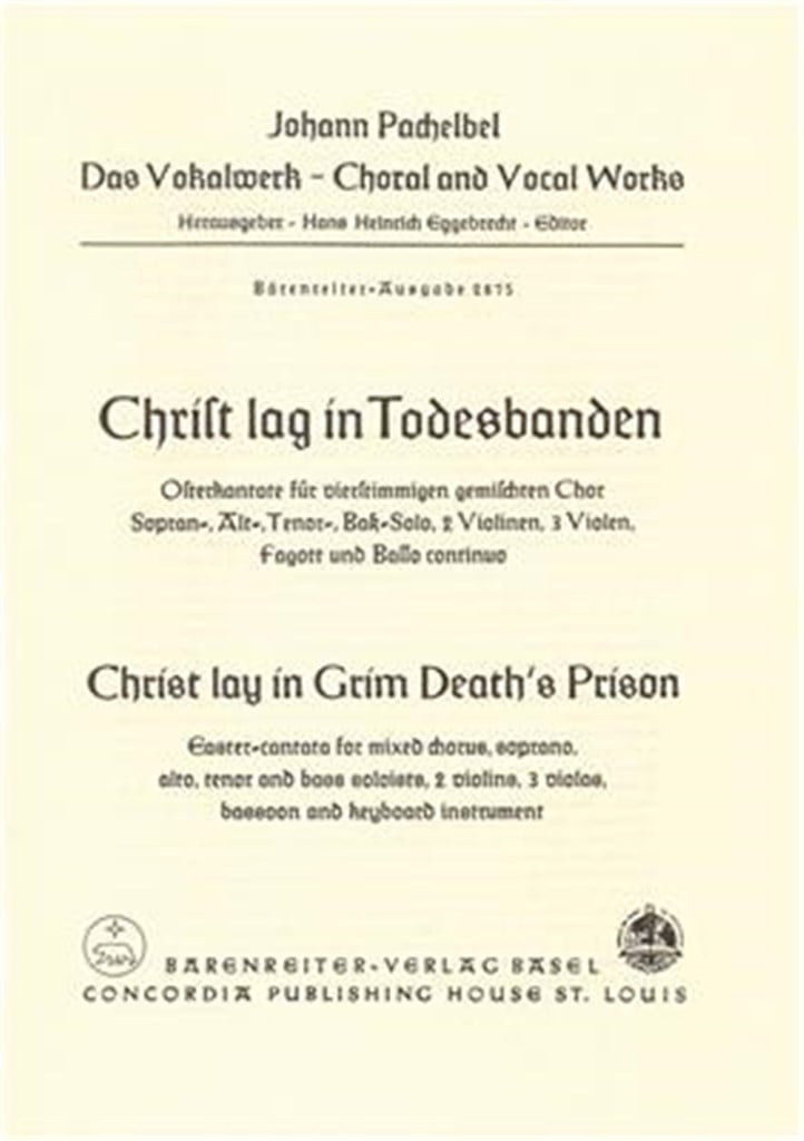 Christ lay in grim deaths prison